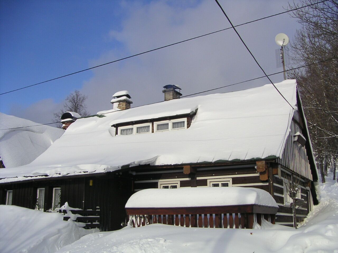 Ferienhaus in Winter